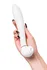 Flovetta Jasmine vakuumski stimulisani Vibrator, silikon, beli, 23 cm