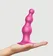 Strap-on-me Dildo plug Beads Framboise metalni m, 15 cm