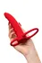 Mlaznica na penis za dvostruke penetracije Black Red by TOYFA , silikonski, crvena, 16,5 cm
