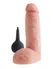 Dildo 8  skuirting Cock vith Balls sa efektom ejakulacije telesni 20,3 cm