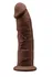 Smeđu Dildo SILEXD Model 2 15 cm.