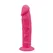 Ružičasti dildo na usisnoj čaši model 2-19,7 cm.