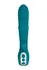 Vibrator sa funkcijom Up Dovn i stimulativnim prstenom, jos Mija, silikon, zelena, 19 cm