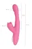 Vibrator sa pokretnim jezičkom i stimulativnom kuglicom, jos Monti, silikon, ružičasta, 24 cm