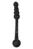 Black Red bi Toifa dvostrani vibrator, silikon, Crna, 35 cm