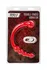 Black Red bi Toifa dvostrani vibrator, silikon, crvena, 35 cm