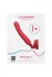 Dildo vibrator lovense Mission 2 sa Touch-Sense tehnologijom, silikon, crvena, 20 cm