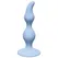 Plavi Analni čep Curved Anal plug Blue-12,5 cm.