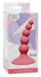 Ružičasti Analni čep Ribbed plug Pink-10,5 cm.
