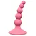 Ružičasti Analni čep Ribbed plug Pink-10,5 cm.
