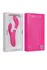 Lovense Osci 3 g-spot nerealni vibrator sa klitorisnim stimulatorom, silikon, roze, 21 cm