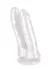 Dvostruki biserni dildo Barokue Pearl beli 9900-03lola
