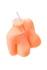 Sveća Pecado BDSM ženska silueta, narandžasta, gr. 49