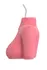 Sveća Pecado BDSM ženska silueta, ružičasta, gr. 49