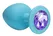 Emotions Cutie Large Turquoise light purple crystal 4013-04Lola