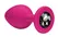 Analni čep Emotions Cutie Small Pink black crystal 4011-02Lola