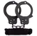Crne lisnate lisnate lisice u kompletu sa bondx metal cuffs Love Rope set konopcem
