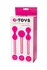 Vaginalne kuglice a-Tois bi TOIFA Redvil, silikon, roze, 16,5 cm