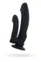 Crni vibrator za dvostruku penetraciju .