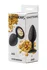 Analni čep Emotions Cutie Medium black golden crystal 4012-07Lola