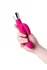 Jos Loli vibrator sa klitorisnim stimulatorom, flexibilna glava, silikon, ružičasta, 21,6 cm