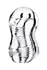 Masturbator nerealan Lingam bi TOIFA Indira, TPE, transparentan, 14 cm