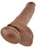 Dildo King Cock 25 cm dildo sa kuglicama Pipedream 550922pd