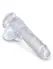 Dildo King Cock transparentan 6  pijetao sa kuglicama Pipedream 575220pd