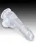 Dildo King Cock transparentan 6  pijetao sa kuglicama Pipedream 575220pd