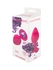 Analni čep Emotions Cutie Medium Pink dark purple crystal 4012-02Lola