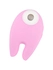 Ružičasti silikonski vibrator sa vakuumskom talasnom stimulacijom