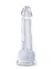 Dildo King Cock transparentan 7  pijetao sa kuglicama Pipedream 575420pd