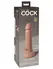 KC Elite 6  Aloimitator silikonski Dong dvostruke gustine - Light Pipedream 577021PD