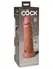 KC Elite vibracioni silikon dong Tan Pipedream Vibrator
