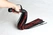 Pleteni flogger crno-crveni 50 repova od 55cm