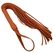 Narandžasta kožna pletenica-BDSM flogger (BDSM bič za igre)