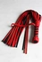 Pletenica flogger crveno-crna 50 repova od 55cm