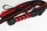 Pleteni flogger crno-crveni 50 repova od 55cm