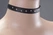 Ogrlica Choker sa rhinestones (crvena, crna) P285