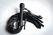 Pletenica flogger Crna 40 repova od 50 cm
