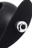 Analna vibraciona torbica-expander Popo Pleasure bi TOIFA Cordis, silikon, Crna, 17 cm, Ø 7,5 cm