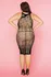 Mrežasta haljina i tange Candi Girl Spice Crna, 2XL