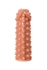 Kokos mlaznica je realna sa dodatnom stimulacijom, TPE, telesna, 12.7 cm