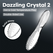 Markdovn! Satisfier Dazzling Cristal 2 stakleni dildo, proziran