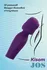 2 u 1 jos kisom stimulator, silikon, ljubičasta, 24 cm