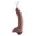 Dildo King Cock Skuirting realista, sa funkcijom ejakulacije, braon, 23 cm