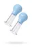 TOIFA set za stimulaciju bradavica, ABS plastika, cijan, 8,8 cm