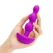 Analne premium perle sa 2 motora B-Vibe triplet Anal Beads Fuchsia
