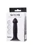 Analni dildo a-igračke Spikn, silikon, Crna, 14 cm
