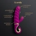 Zapanjujući vibrator Gvibe Gcandi-slatka malina, 18 cm ljubičasta